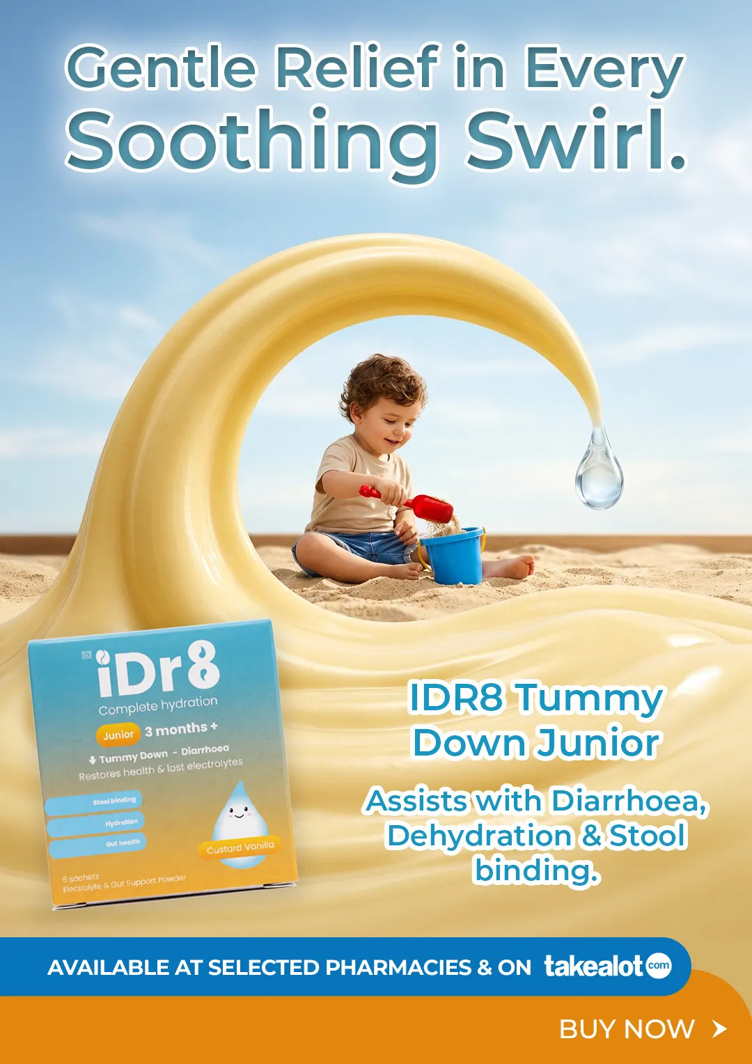 iDR8 Baby Tummy Down Website Ad