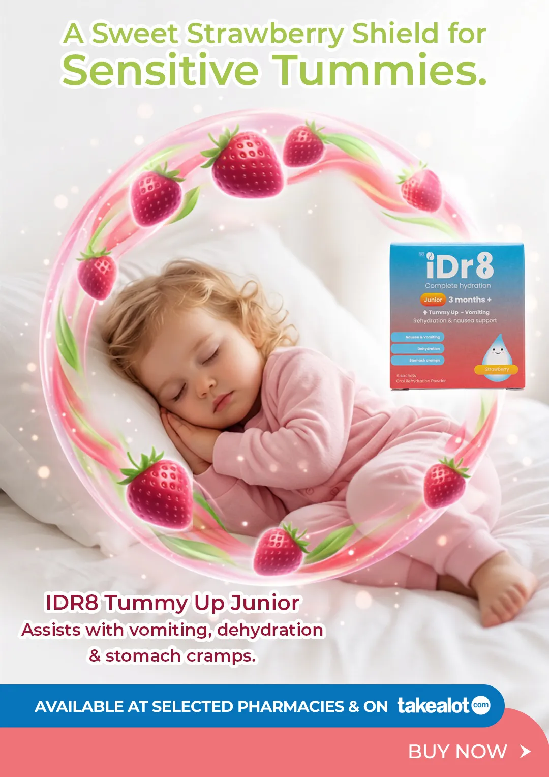 iDR8 Baby Tummy Up Website Ad